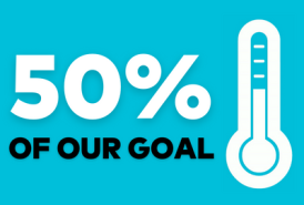 50% of our goal achieved