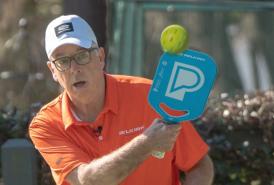 Scott Rider playing pickleball