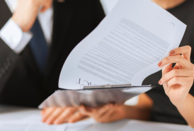Signing documents