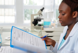 Scientist in lab