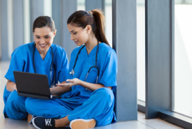 nurses in a hospital