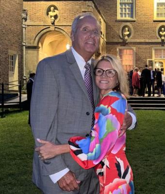 Karen and Mark at wedding