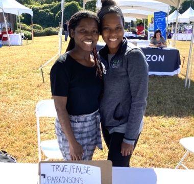 Chantale at a Morehouse event