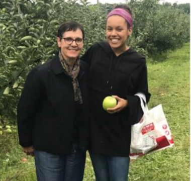 Etana Soloman and her mother