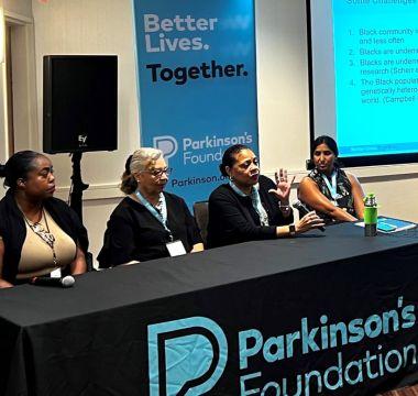 Panel table at Learning Institute