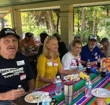 Sara Romeo at a picnic gathering