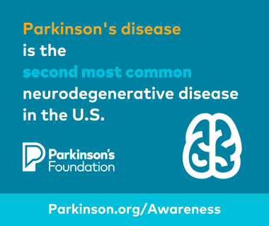 PD is the 2nd most common neurodegenerative disease in the U.S.