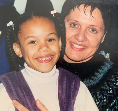 Young Etana and her mother