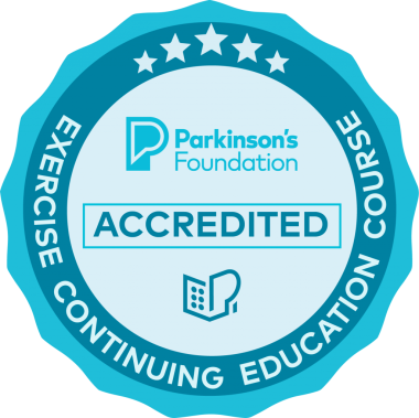 Parkinson's Foundation Exercise Accreditation Logo
