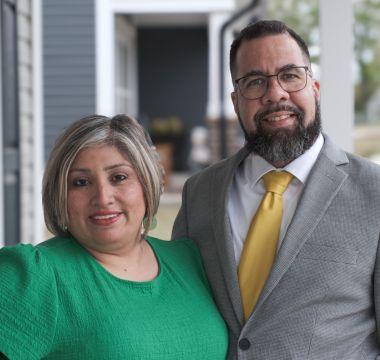 Edwin and his wife