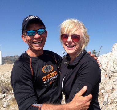 Kim with his wife Mindy