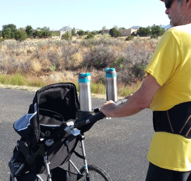 jogging with a jogging stroller