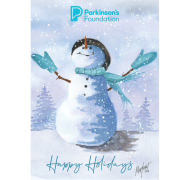 A holiday card Mark designed for the Parkinson’s Foundation.