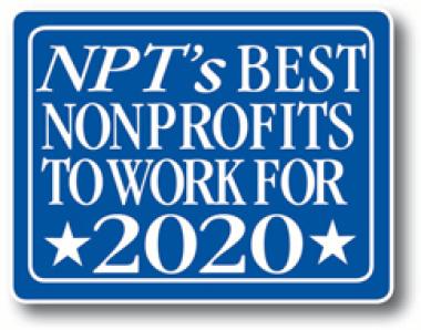 NPT's best nonprofits to work for in 2020 logo