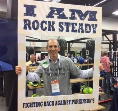 Photo of Paul Rohrlich at Rock Steady Boxing