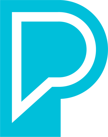 P logo