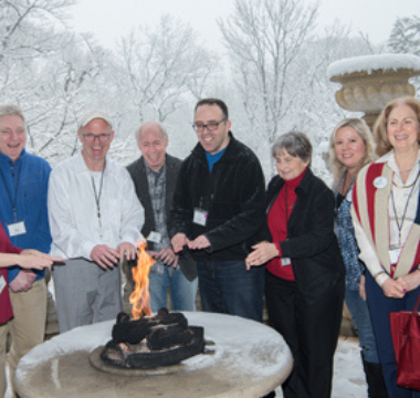 Advocates in the snow