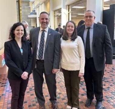 Parkinson's Foundation group with Rep. Steven Malagari