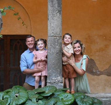 Tamara with her husband and two children
