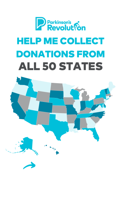 Revolution instagram image: Help me collect donations from all 50 states
