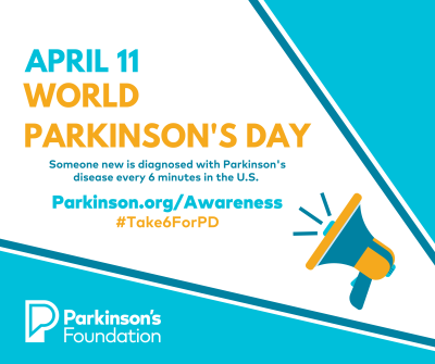 World Parkinson's Day is April 11
