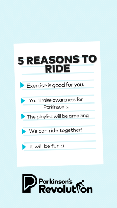 Instagram story: 5 reasons to ride