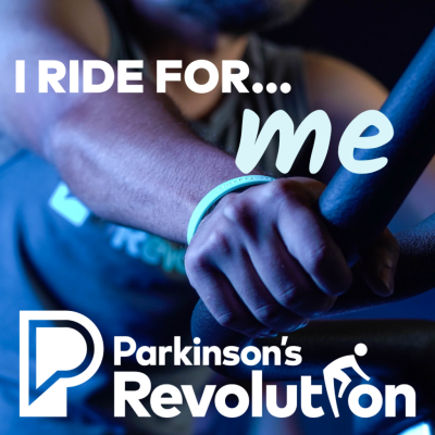 Graphic reading "I ride for... me"