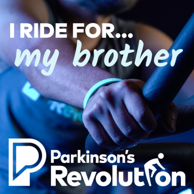 Graphic reading "I ride for... my brother"