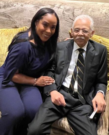Halston Mathis and her father