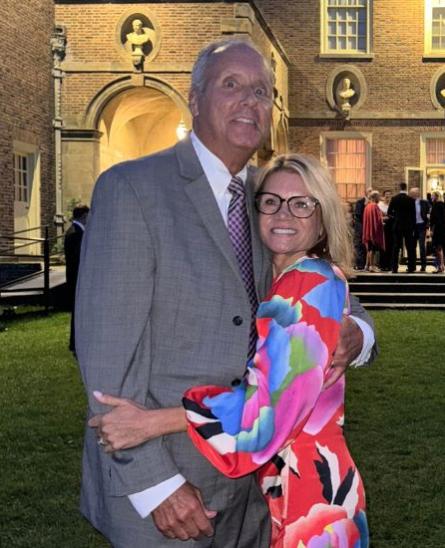 Karen and Mark at wedding