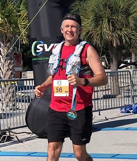 David Williams running a marathon