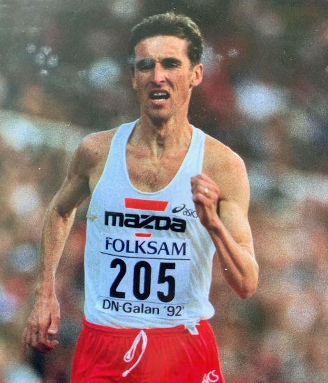 Frank O'Mara running