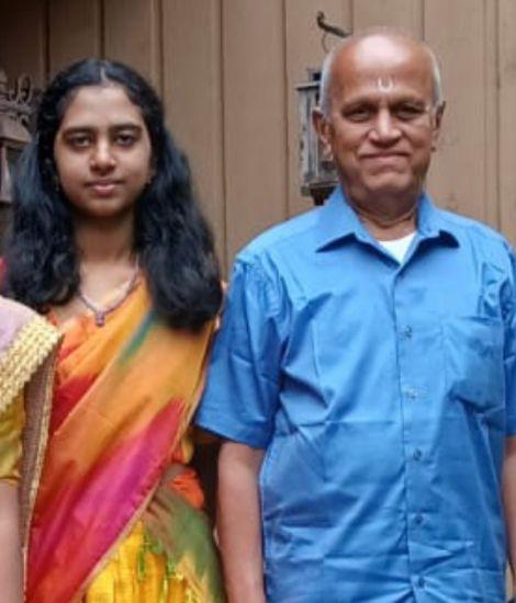 Sumedha and his daughter