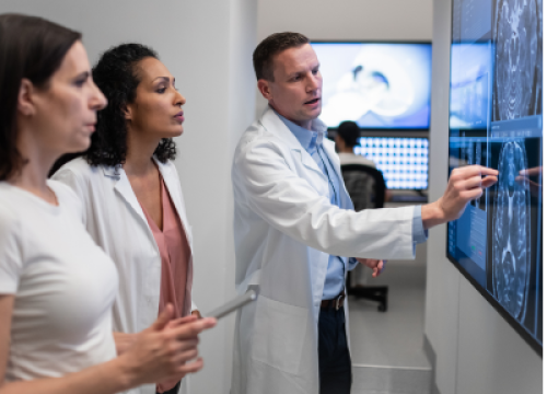 Group of neurologists