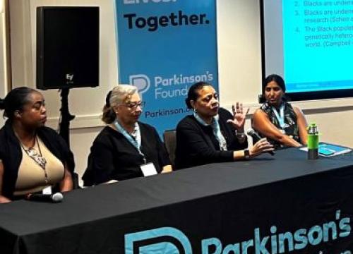 Panel table at Learning Institute