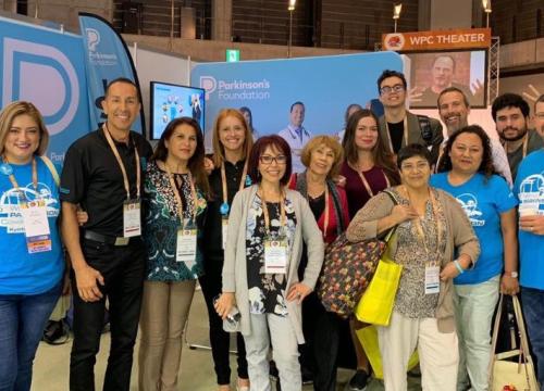 Group photo by WPC booth