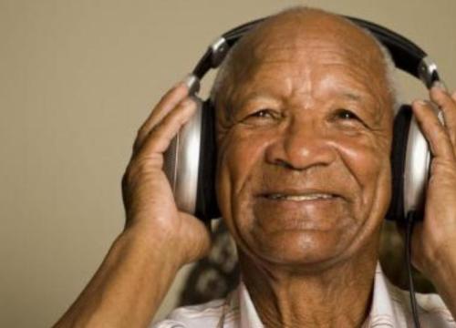 Man with headphones 