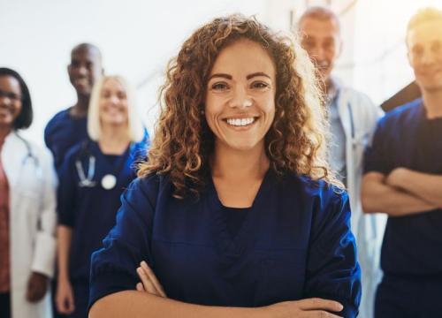 Group of health care professionals