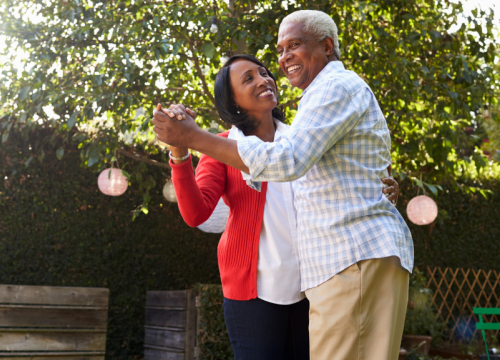 Couple dancing