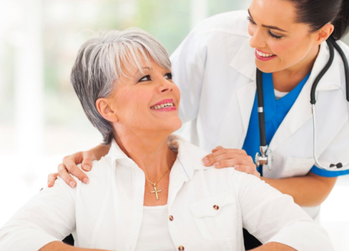 patient with doctor