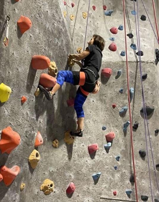 Clare rock climbing