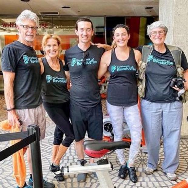 Debbie Lucchesi with group at Revolution