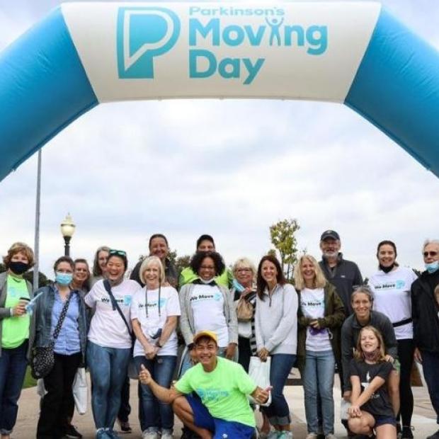 Global Care Network staff at the Moving Day walk starting line