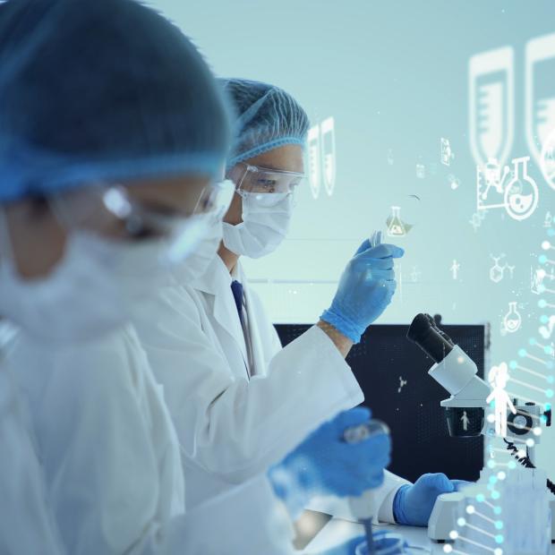 Scientist in a lab