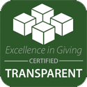 Excellence in Giving Certified Transparent badge