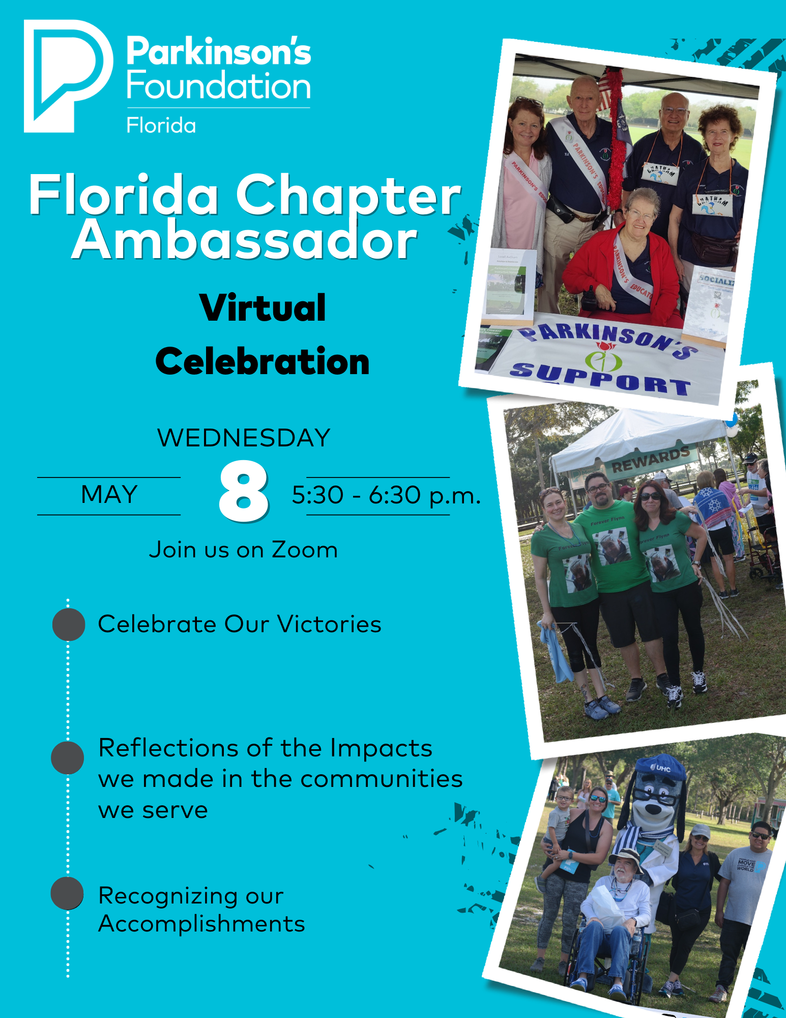 Florida Chapter Ambassador invite.