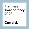 GuideStar Candid Platinum Transparency seal 2026