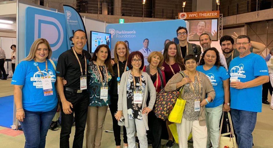 Group photo by WPC booth