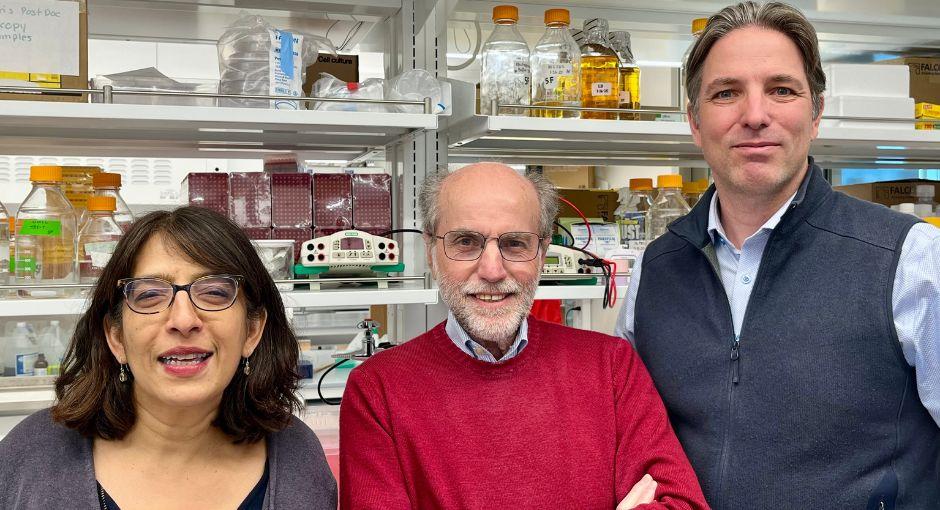Yale researchers Sreeganga Chandra, PhD, Pietro De Camilli, MD and Shawn Ferguson, PhD