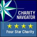 Charity Navigator Four Star Rating Badge